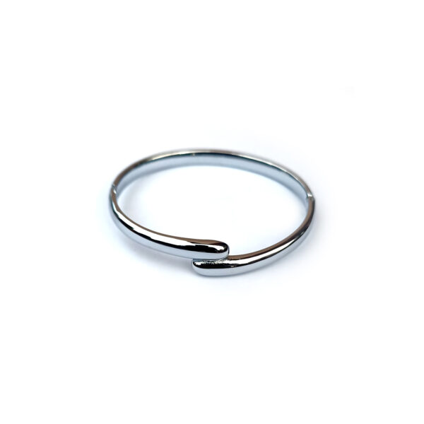 White Gold Hinged Bracelet