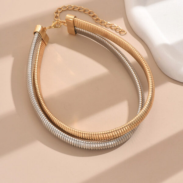 Ladies Necklace Chocker Stainless Steel